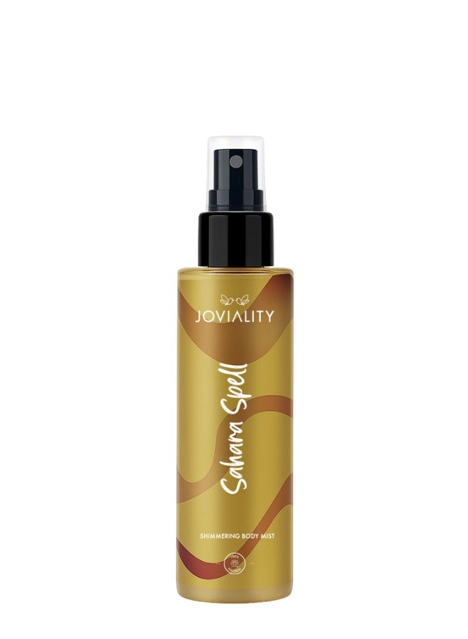 JOVIALITY Natural Shimmering Body Mist Spray- Sahara Spell - Image 1